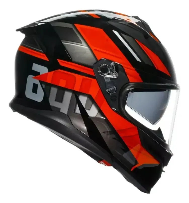 Casco certificado AGV k7 Rojo